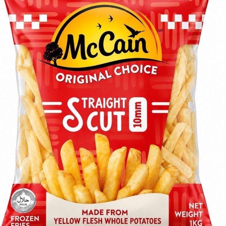 เฟรนฟราย ตราแมคเคน (McCain Original Choice Straight Cut 10mm) ขนาด 1 กิโลกรัม