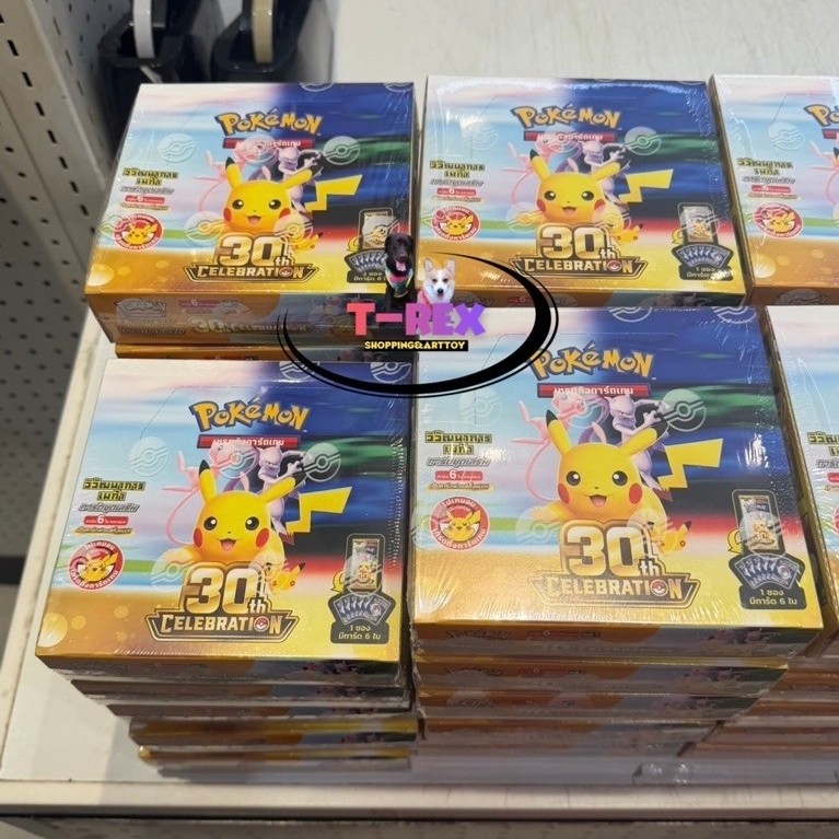 Pokemon TCG MA6 ชุด 30th Celebration ยกBox ใหม่ซีล ภาษาไทย
