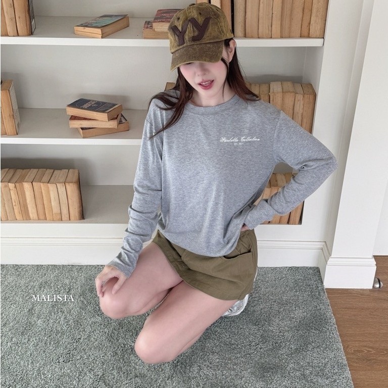 MALISTA - Paulette long sleeve เสื้อแขนยาวผ้านุ่ม ไม่บาง
