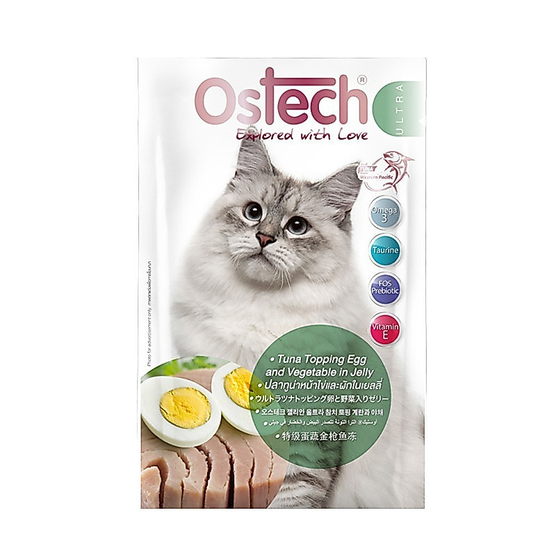 Ostech Ultra طعام قطط رطب سمك أبيض 70 غ (12 كيساً) — صورة 5