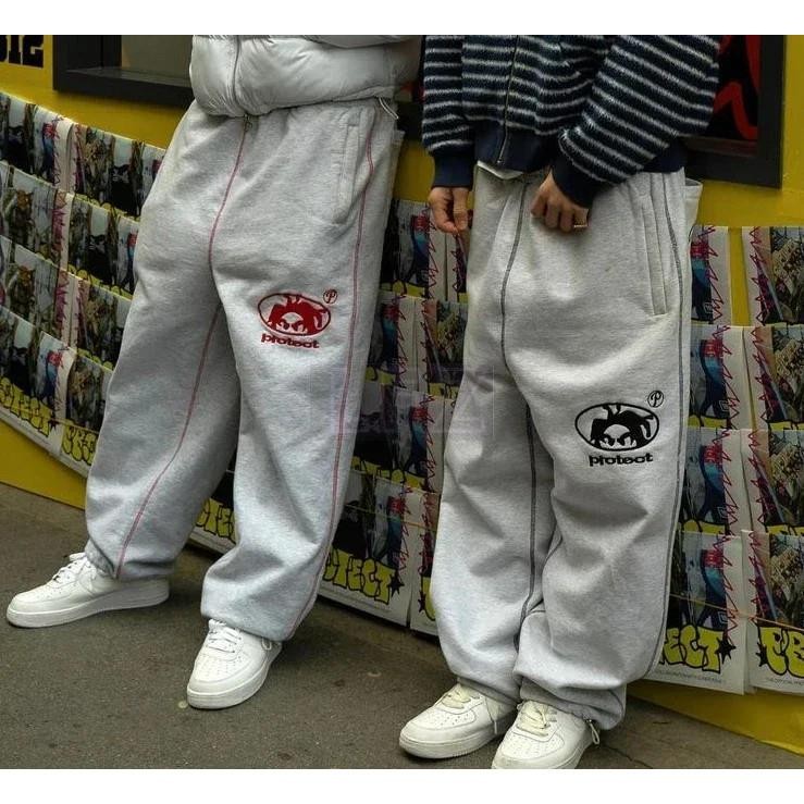 Man กางเกงขายาว Cargo Streetwear Joggers ผู้ชาย Y2k กางเกงตํารวจสบายๆกางเกงทํางานชาย Harajuku เกาหลี