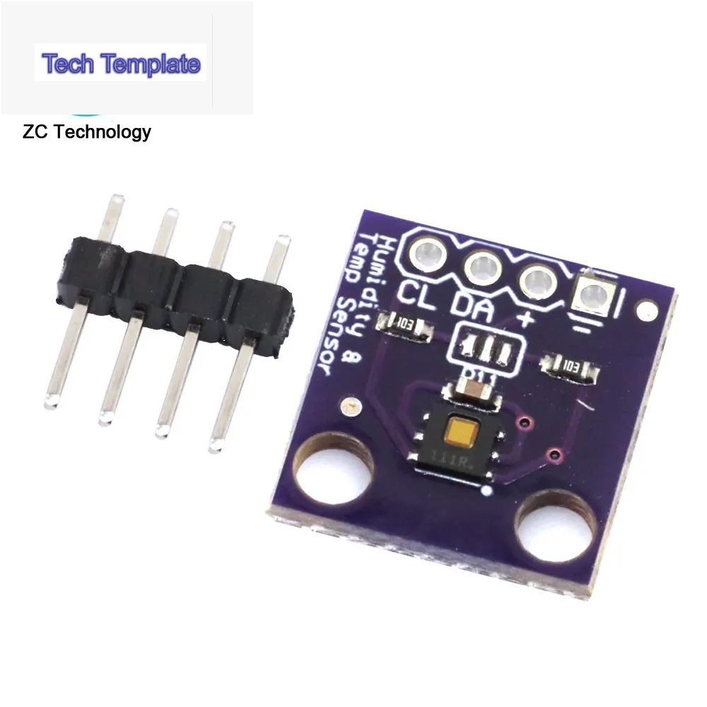 โมดูล HDC1080 พลังงานต่ํา, GY-213V-HDC1080 เซ็นเซอร์ความชื้นดิจิตอลความแม่นยําสูงพร้อมเซ็นเซอร์อุณหภ