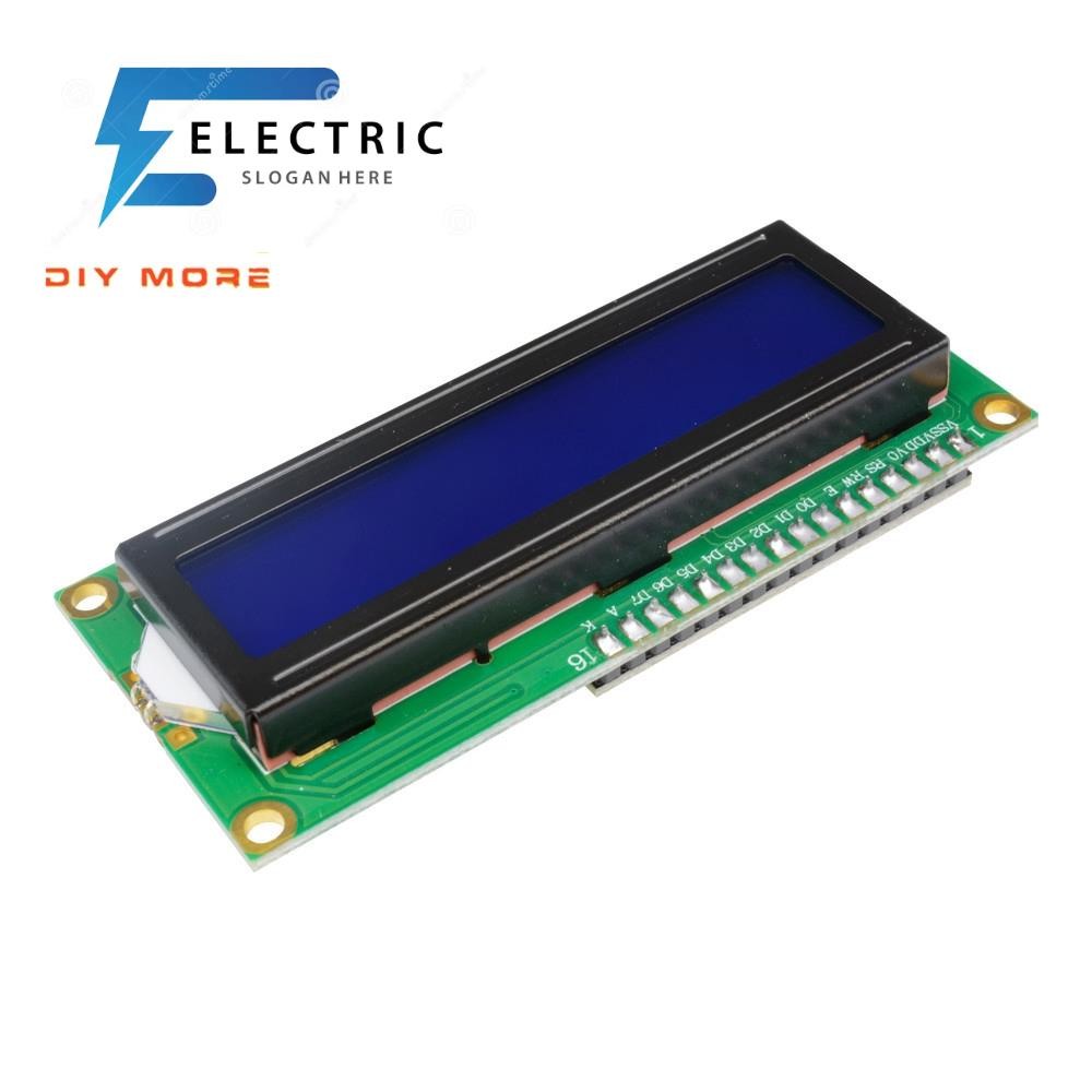 DIYMORE 1602 16 X 2 16x2 Character Digital LCD Module Board Blue Backlight Display IIC I2C TWI SPI S