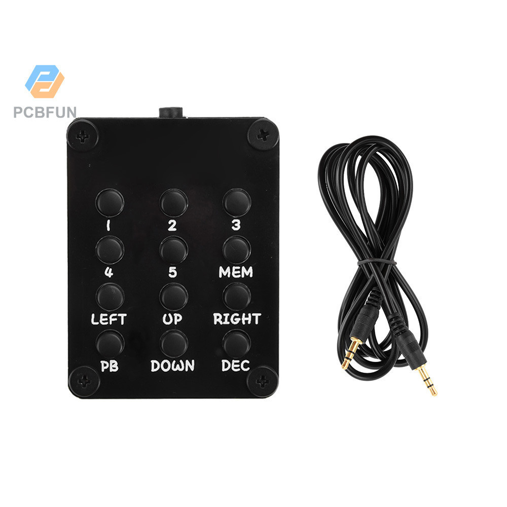 Pcbfun FH-2 คีย์บอร์ดระยะไกลเหมาะสําหรับวิทยุ YAESU FTDX-9000 FTDX-5000 FT-950 FT-991 FT-491