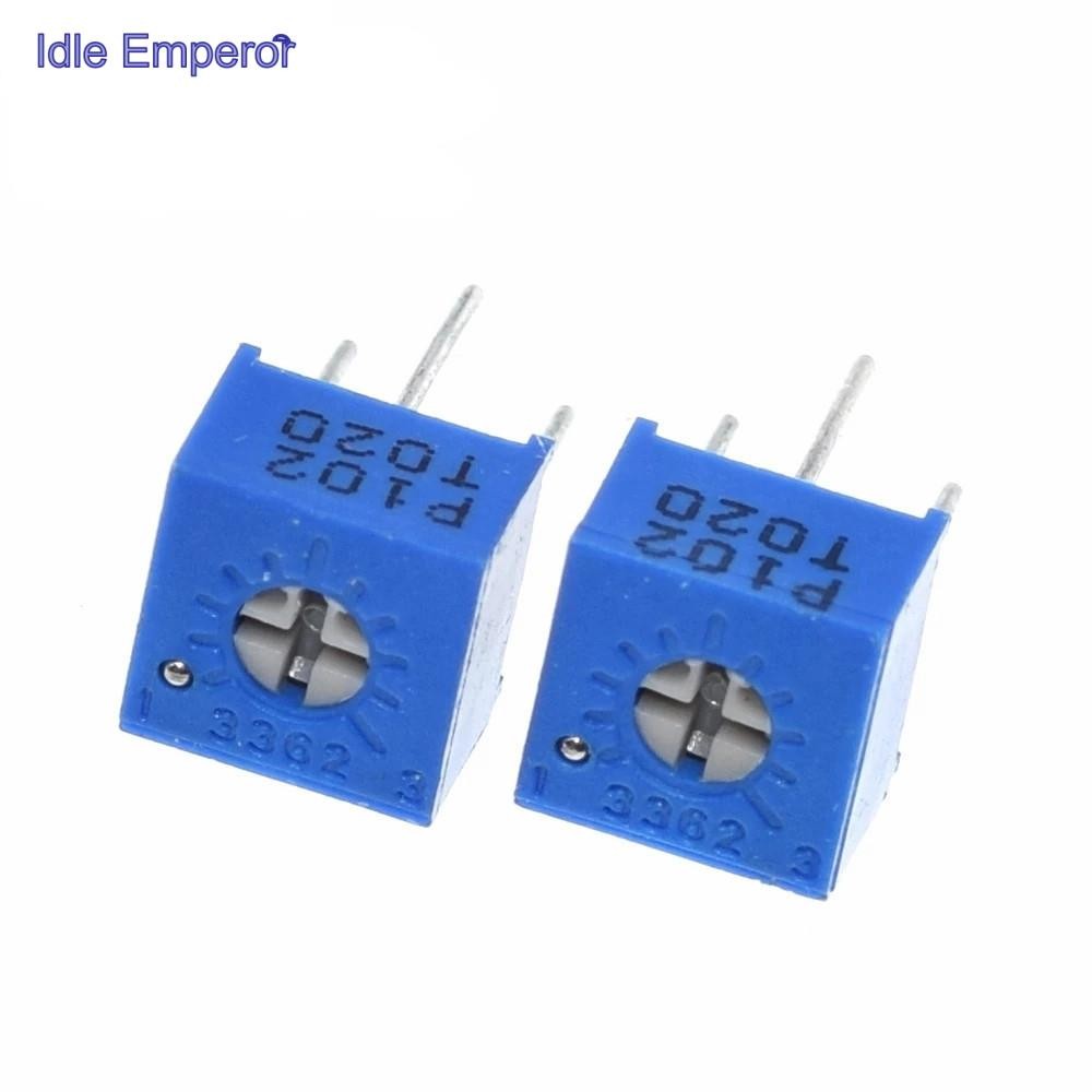 3362p Potentiometer Precision ปรับความต้านทานยืน 50K/1M/5/500/2/20/200/100 Ou 10K 100 Ou P-101, 200 