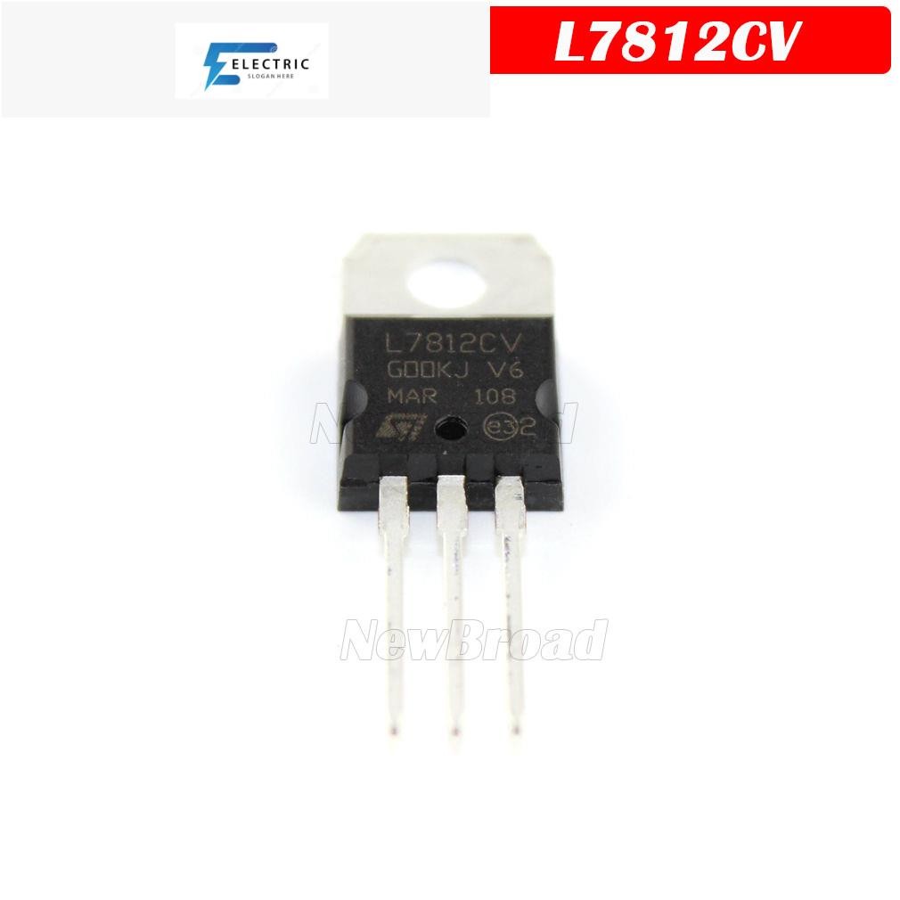 10PCS L7812CV TO220 L7812 TO-220 7812CV IC ใหม่และต้นฉบับ