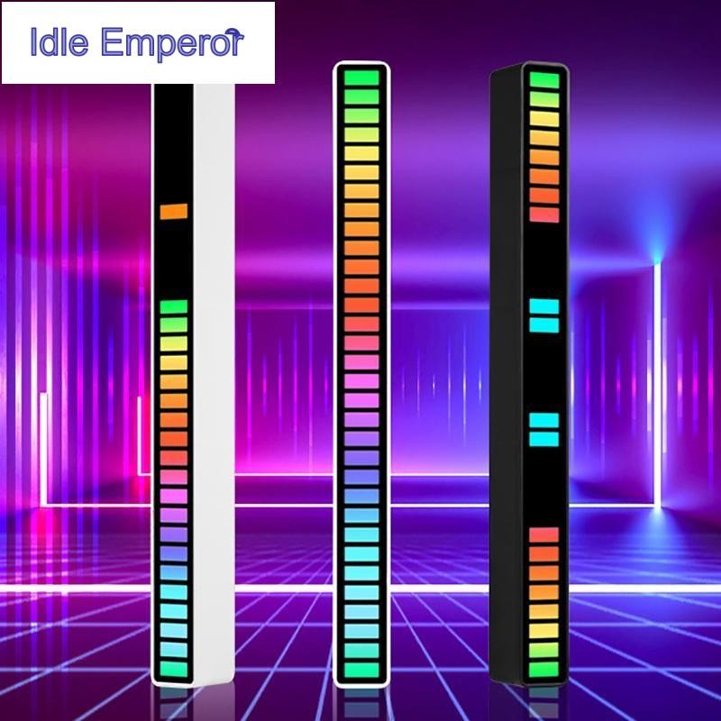 Tar Creative 5V USB 16/32 LED Night Lights App ควบคุม RGB เพลง Rhythm Light Bar N