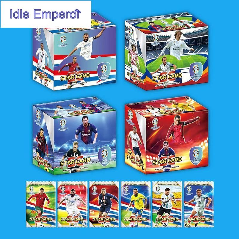 Tar 288 ชิ้นฟุตบอลการ์ดดาวแฟลชการ์ดคอลเลกชัน 3D ฟุตบอลการ์ดอัลบั้มการแข่งขันการ์ดแฟนของขวัญ N