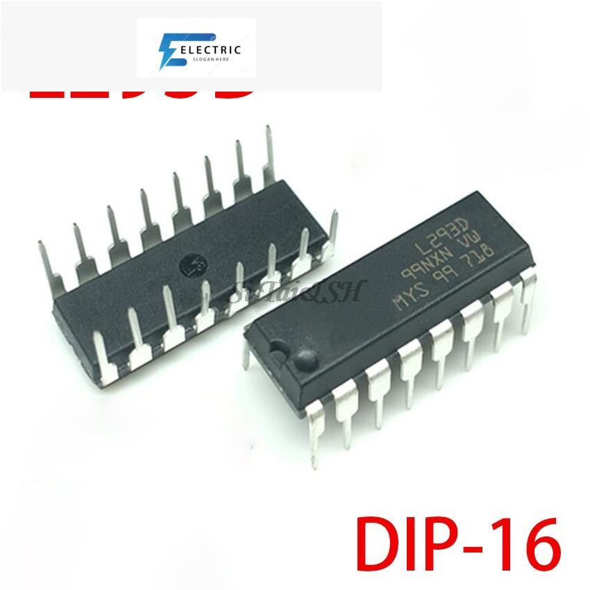 5PCS L293D DIP16 L293 DIP 293D DIP-16 IC ใหม่และต้นฉบับ