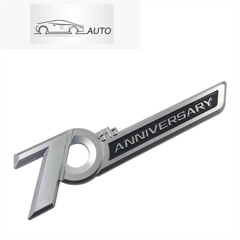 1 X คุณภาพสูง 70th ANNIVERSARY โลโก้รถ Auto ด้านหลังตกแต่งป้ายสัญลักษณ์สติกเกอร์ LAND CRUISER PRADO