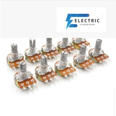 1pcs WH148 B1K B2K B1K B10K B20K B50K B100K B250K B500K B1M Linear Potentiometer