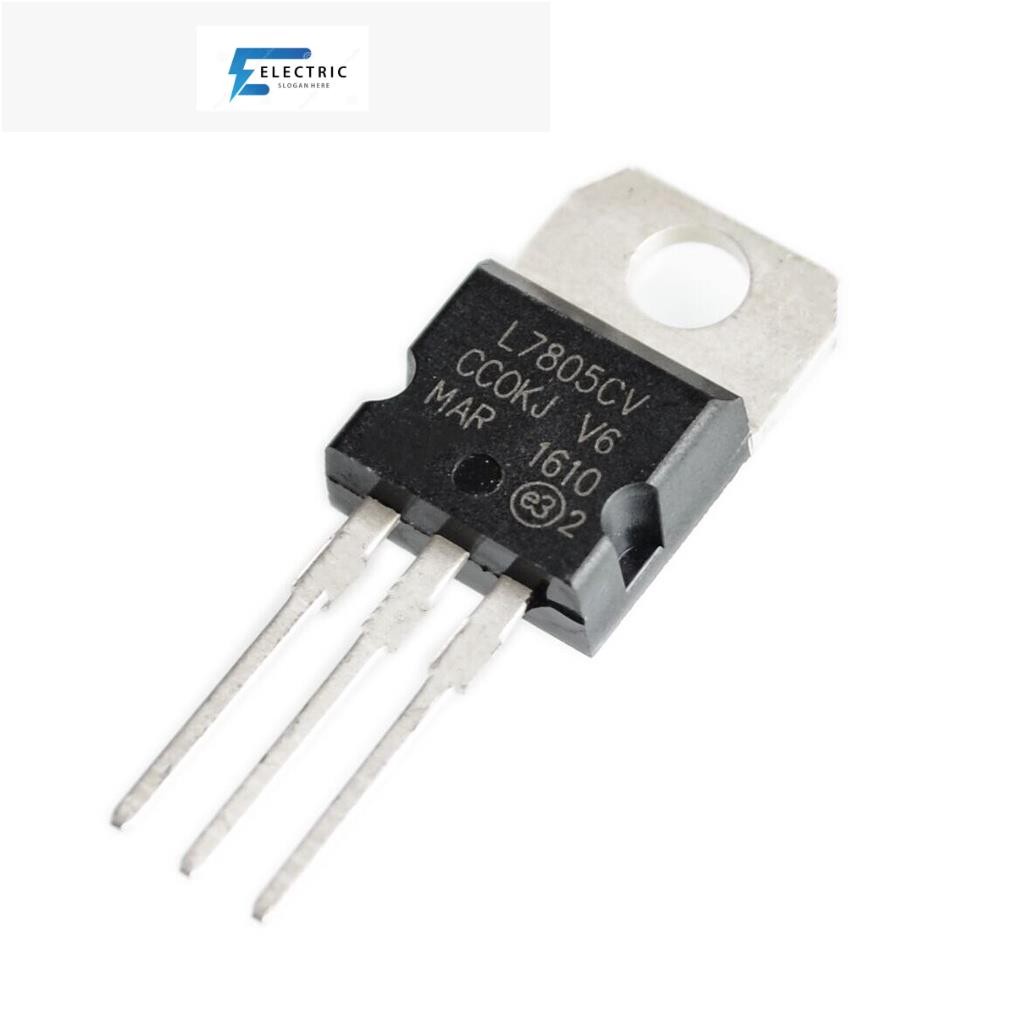 ไอซีควบคุมแรงดันไฟฟ้า 5V L7812CV L7805CV L7805 7805 7812 10 ชิ้น