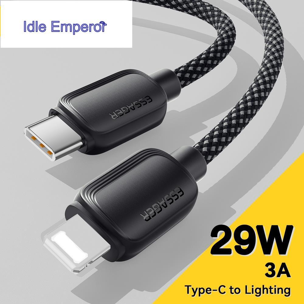 ESSAGER สายชาร์จ Type C เป็น L PD 29W สําหรับ Ip 14