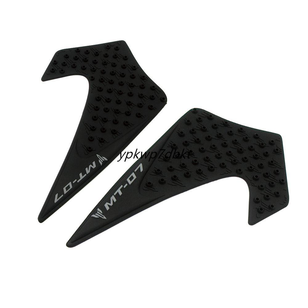 สําหรับ Yamaha MT07 2014 2015 2016 2017 MT-07 รถจักรยานยนต์การใช้เข่า Grip ถัง Traction Pad ด้านข้าง Decals Fit Tank Pad