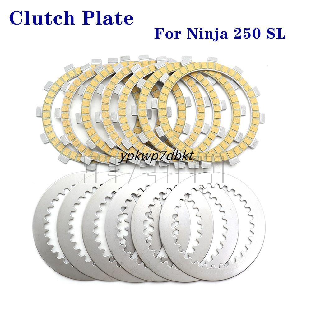 ชุดแผ่นคลัทช์เหล็ก 250 SL สําหรับรถจักรยานยนต์ Kawasaki Ninja250SL Z250SL Ninja Z 250 SL NINJA250 SL