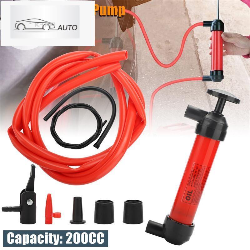 BEF สูบน้ําน้ํามันและแก๊สพร้อม Siphon To Transport Manual Pump Oil Liquid Water Chemical Delivery Pu