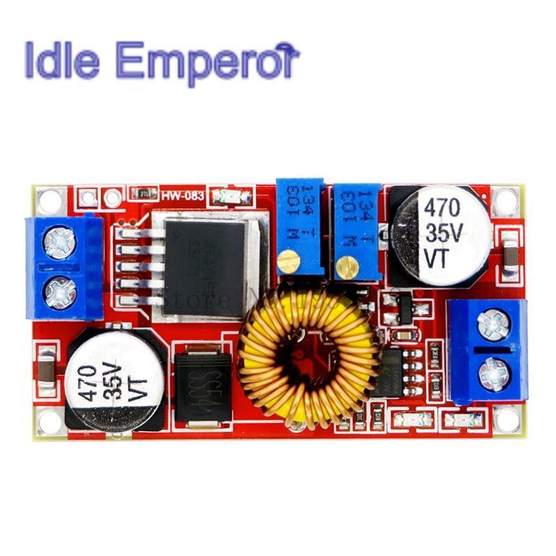 Xl4015 5A DC to DC CC CV บอร์ดชาร์จแบตเตอรี่ลิเธียม Led โมดูลแปลงพาวเวอร์ชาร์จลิเธียม XL4015E1