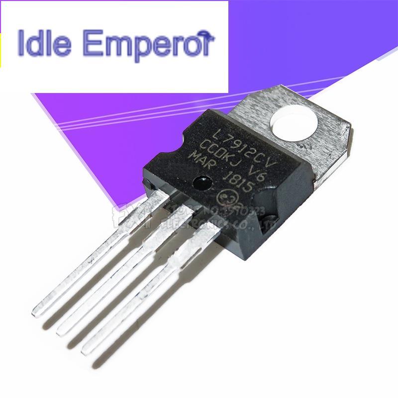 วงจรรวม L7912CV L7912 TO220 TO-220 7912 LM7912 MC791 10 ชิ้น