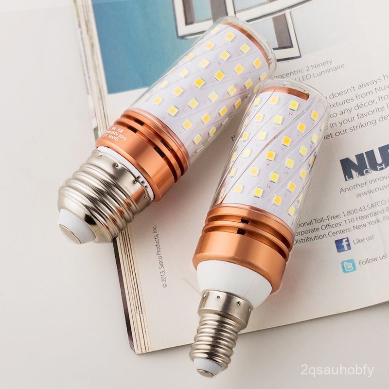 led Bulb e14/e27Large and Small Screw Base Warm White Light Tri-Color Light7W/9W Household Light Bul