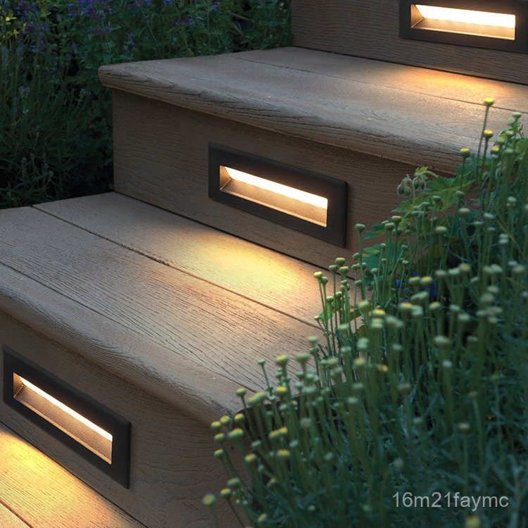 Outdoor Step Light Wall Corner Light Outdoor Stair Step Light Courtyard Step Light Yard Pathway Foot