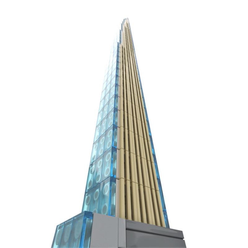 111 West 57th Street Steinway Tower รุ่น Building Blocks ประกอบของเล่น 634PCS อิฐของขวัญ MOC-148522
