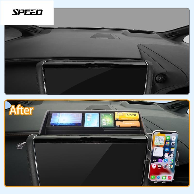 PMH-Alphard 40 vellfire 40 (2023.6-2027) ถาดกล่องเก็บแผงหน้าปัด+ 360° หมุนที่วางโทรศัพท์เครื่องมือแผงออแกไนเซอร์ - รูปที่ 4