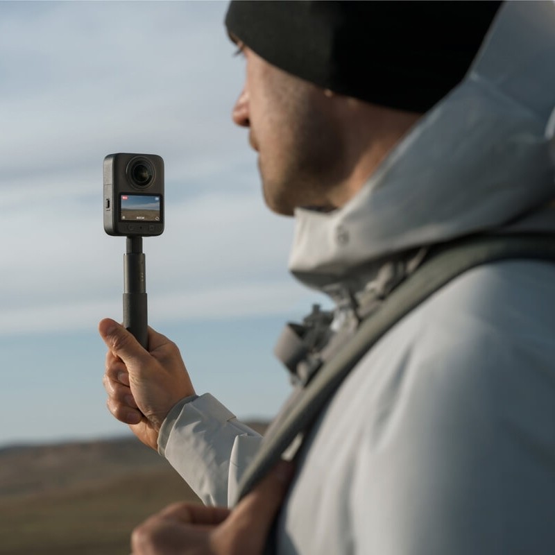DJI Osmo 360 ไม้เซลฟี่ที่มองไม่เห็น (18CM-70CM), อินเทอร์เฟซเกลียว 1/4 สําหรับอุปกรณ์เสริมสําหรับกล้