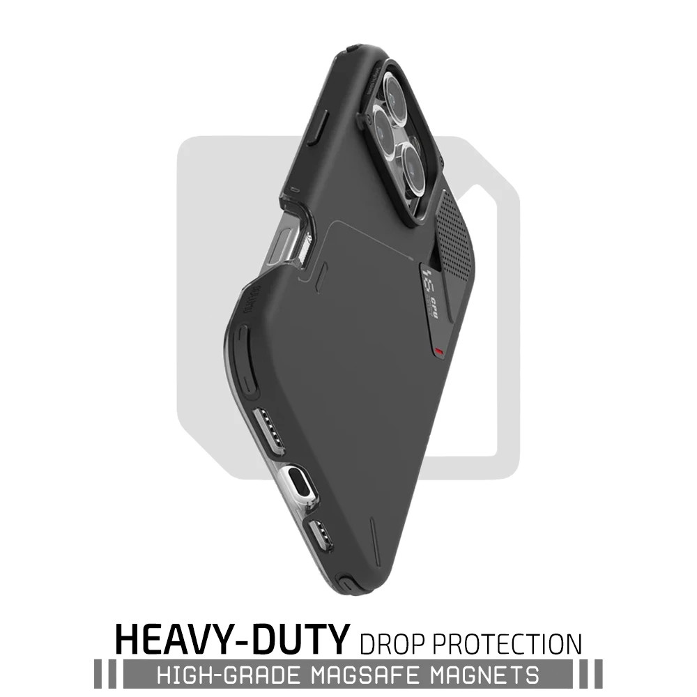 Aulumu A16 Slim กันกระแทกพร้อมเคสแม่เหล็กกระจายความร้อนสําหรับ iPhone 16 Series