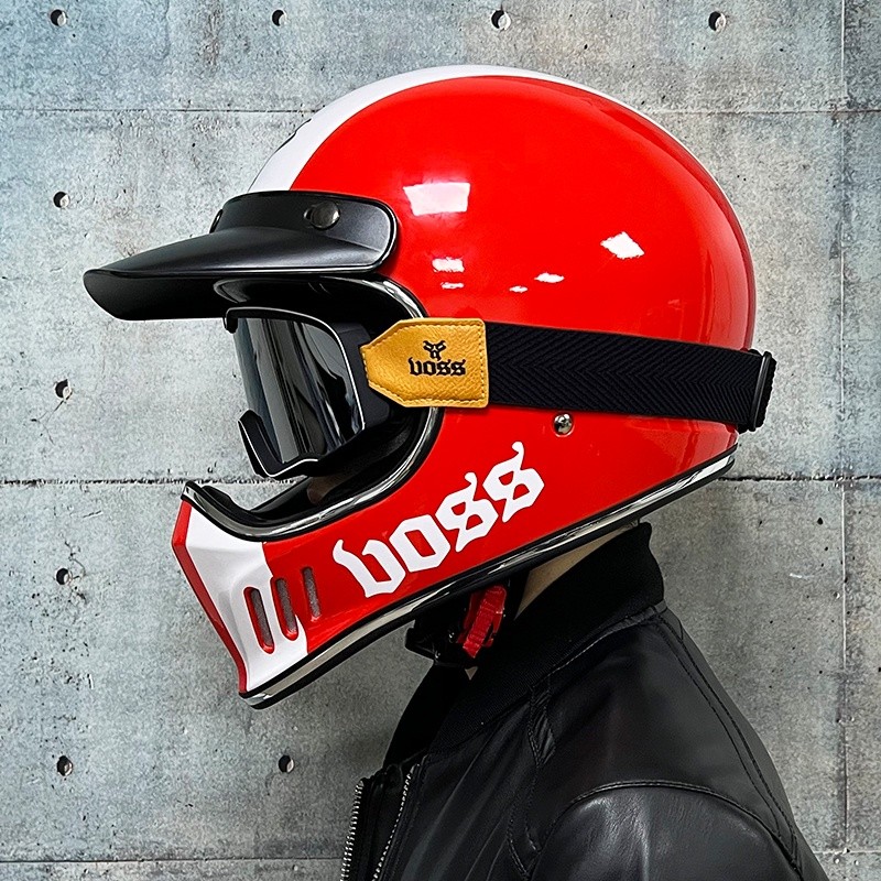 หมวกกันน็อคแข่งรถจักรยานยนต์ casco หมวกกันน็อคแข่งเต็มหน้า cafe DE moto moto rbi DOT ได้รับการรับรอง