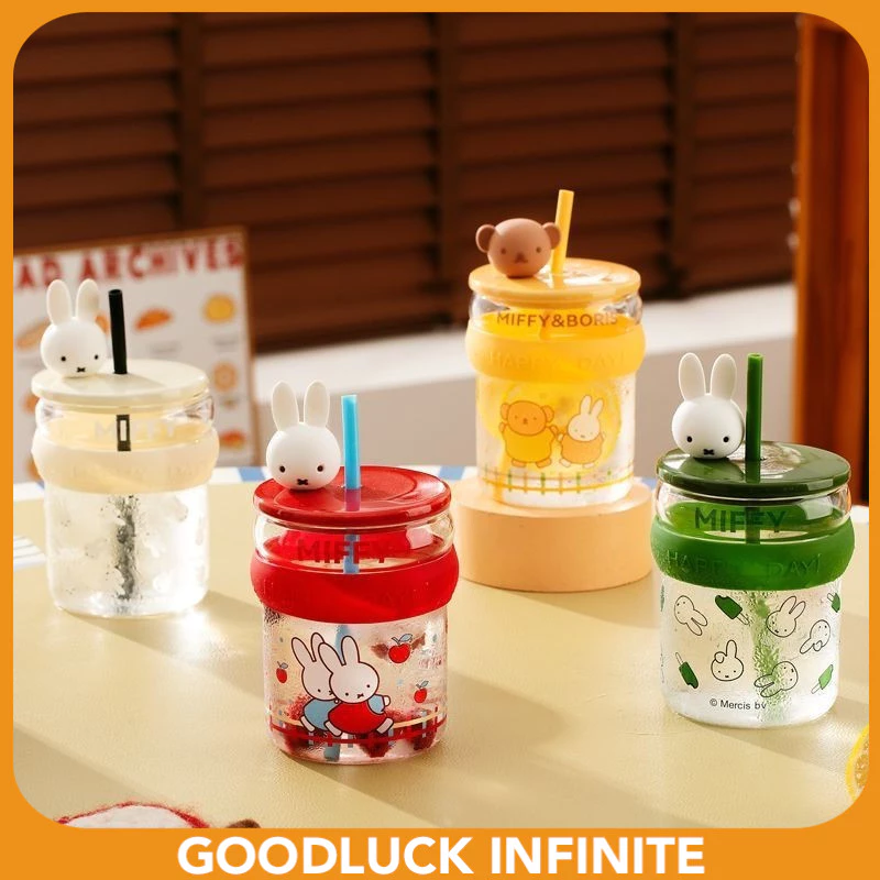 ของขวัญ 450 ML miffy Milk แก้วน้ำชานมถ้วยกาแฟผลไม้ถ้วย