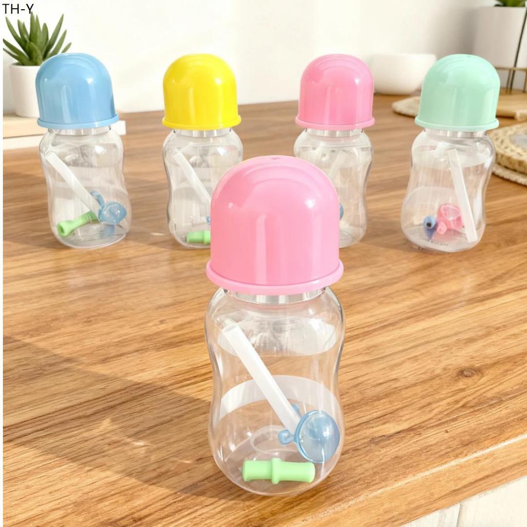 ขวดน้ำพกพา ครบชุดพร้อมใช้ เก็บเสียง ขวดน้ำพลาสติกใส เลือกสีได้ อินสตาแกรมสไตล์ - รูปที่ 5