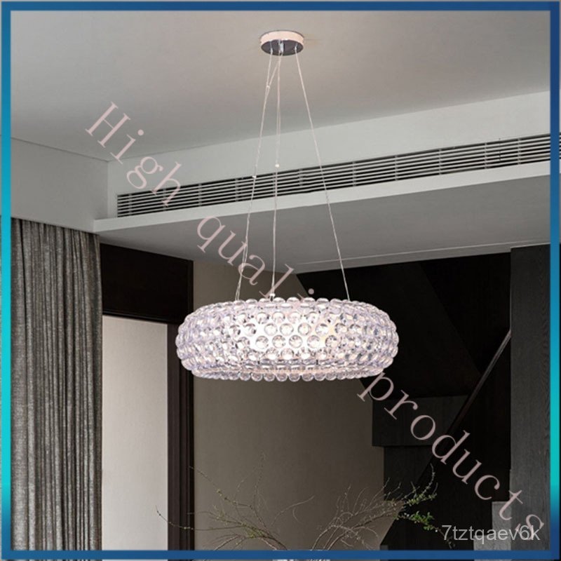 Italy Foscarini Caboche Bracelet Chandelier Designer Style Living Room Bedroom Acrylic Art Lamp NMFI