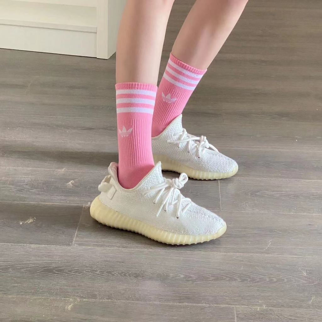 [ส่งจากไทย] ถุงเท้าข้อยาว แฟชั่น ถุงเท้ากีฬา ผู้ชายผู้หญิงใส่ได้ ผ้าฝ้ายผ้าดีใส่สบาย - รูปที่ 5