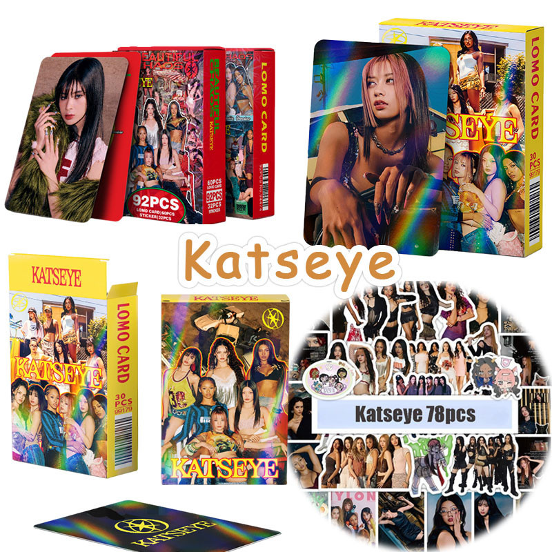 124 ชิ้น Katseye Photocard SOPHIA LARA การ์ดโลโม่สติกเกอร์สินค้าสะสม