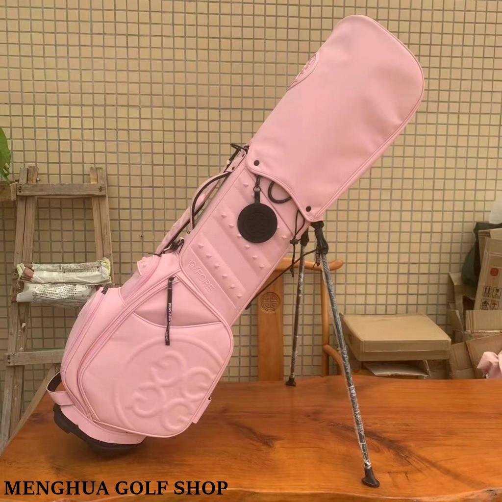 G4 Golf Bag Holder Club Standard คุณภาพสูงกระเป ๋ าสุภาพสตรีสีชมพูขนาดใหญ ่ Pro Bag Golf Bag