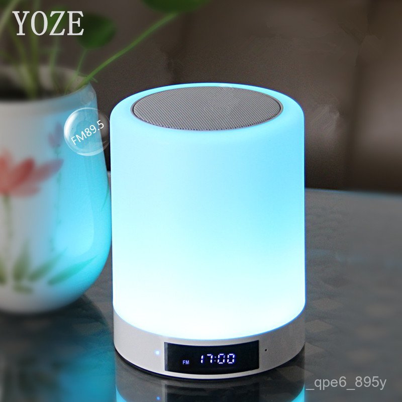 Wireless Bluetooth Speaker with Microphone Outdoor Mini Colorful Bluetooth Speaker LED Light Subwoof