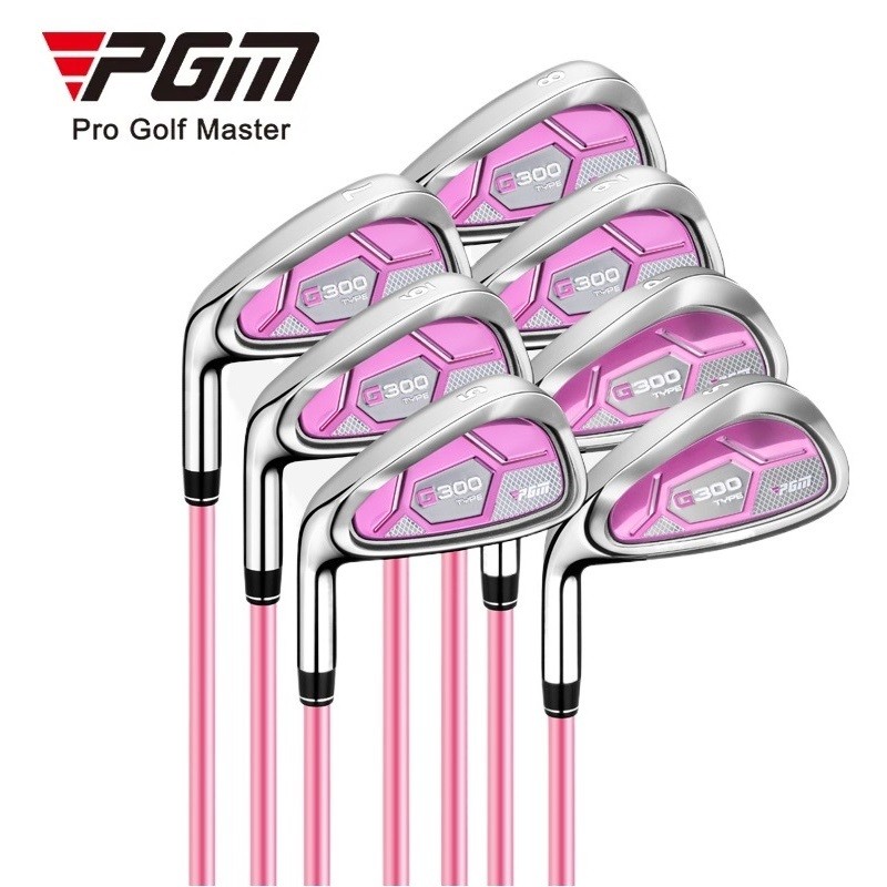 PGM G300 golf iron 5 6 7 8 9 PW SW ชุดเหล็กกอล์ฟมือซ้ายคลับสําหรับผู้หญิงเริ่มต้นขั้นสูงนักกอล์ฟ