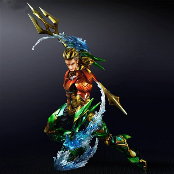 Play Arts Kai DC Comics the Aquaman Super Action Figure ของเล่นโมเดล