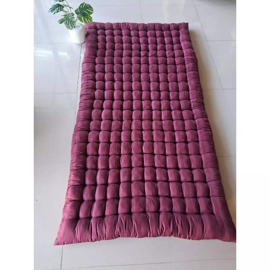 ที่นอนใยฝ้ายขาว ขนาด 105×200cm.