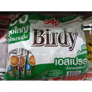 60 ซอง Birdy 3in1 กาแฟปรุงสำเร็จโรบัสต้า รสเข้มข้น กลิ่นหอมคั่วบด