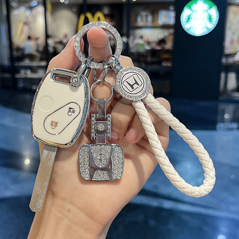 เคสกุญแจฮอนด้า Honda Accord g7 g8 CRV Odyssey Civic Fit Car Straight Key Case Buckle Case