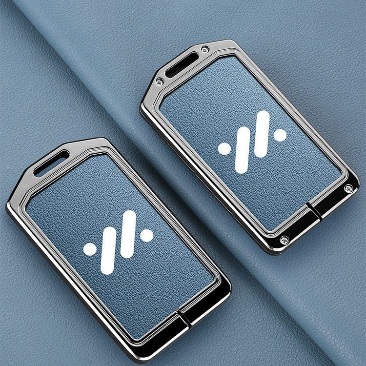 สังกะสีอัลลอยด์หนังรถสมาร์ทคีย์สําหรับ 2025 MG IM6 Suv EV L7 LS6 LS7 L6 IM NFC Keyless Auto Accessor