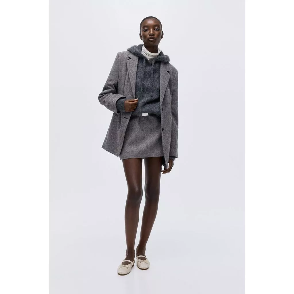 H&M(เอชแอนด์เอ็ม) เบลเซอร์ยาว Women Long blazer 1290718_1