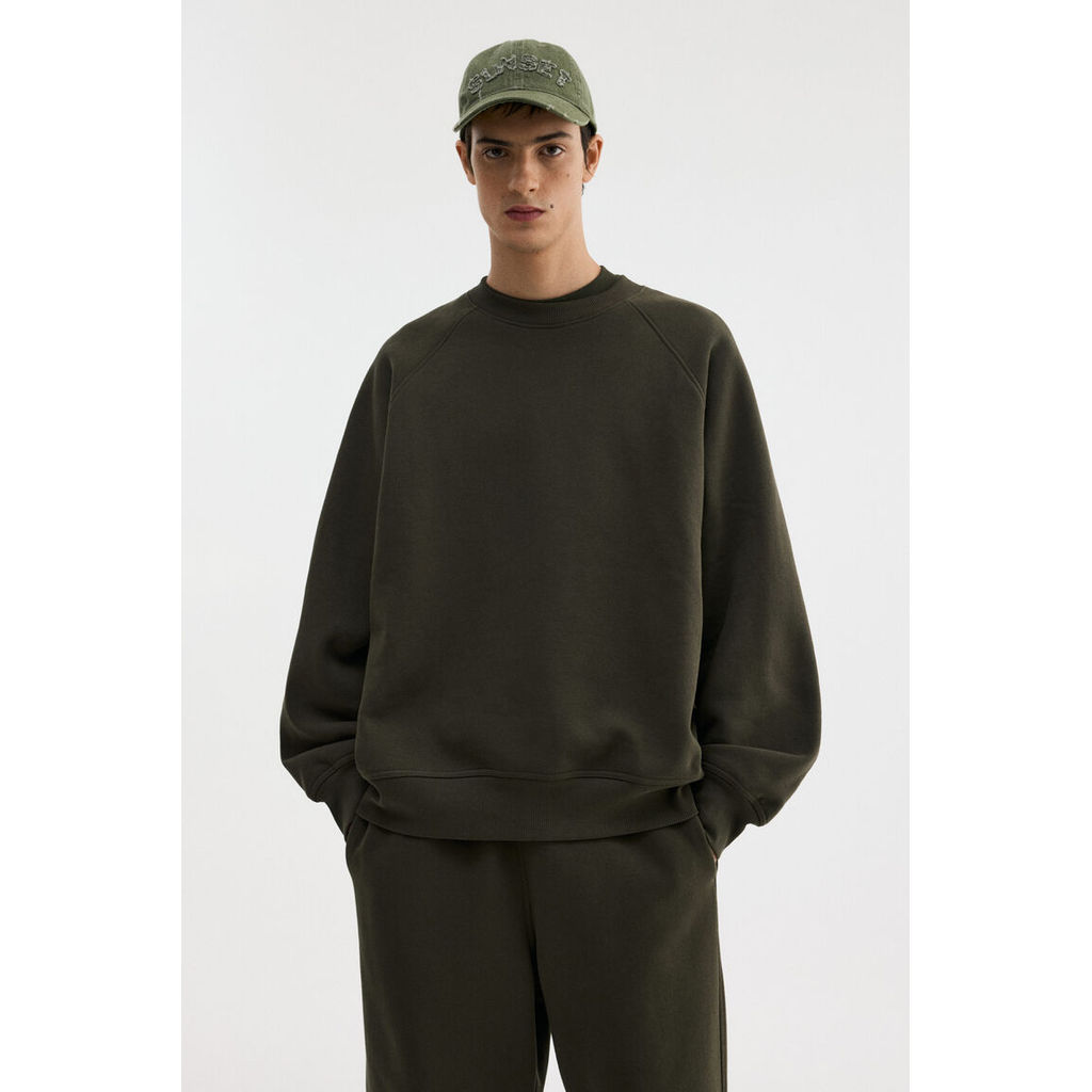 H&M(เอชแอนด์เอ็ม) สเวตเชิ้ตทรงโอเวอร์ไซส์ Men Oversized Fit Sweatshirt 1302243_2