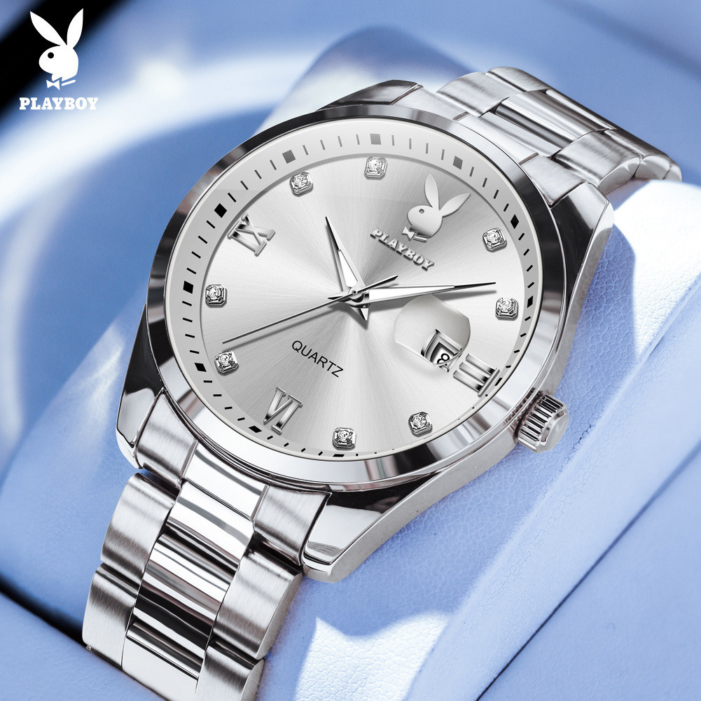 Playboy Business Fashion Men's Watch Quartz Watch Waterproof Luminous Men's Watch Wholesale