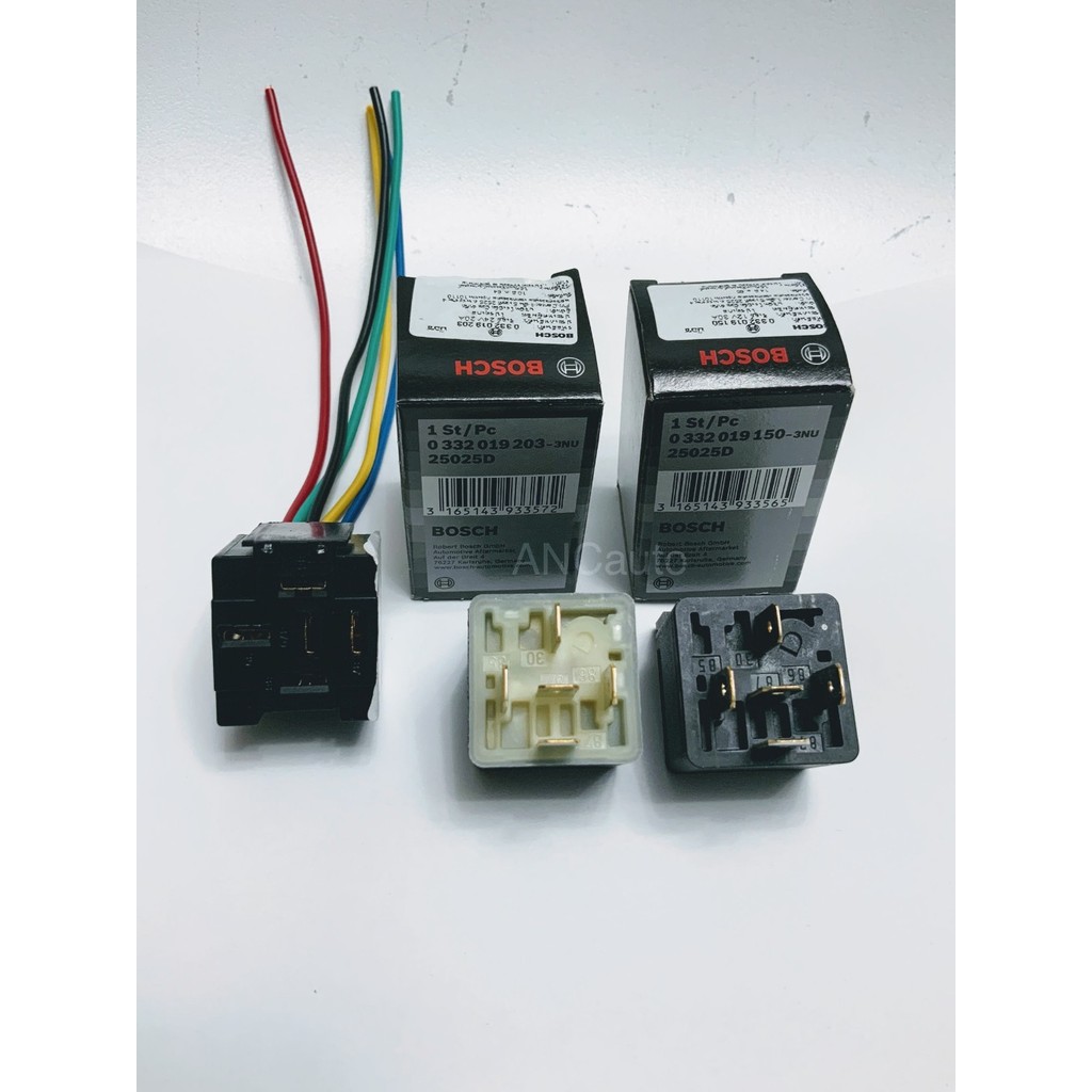 รีเลย์ บอช แท้  รีเลย์ 12V 24V รีเลย์ 5ขา รีเลย์ ไฟเลี้ยว ดีเลย์ 24V RELAY BOSCH 5 ขา 24V รีเลย์ 5ขา รีเลย์ 24V รีเลย์ B