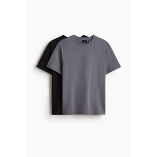 H&M(เอชแอนด์เอ็ม) ชุดเสื้อยืด COOLMAX® แบบ Regular Fit จำนวน…