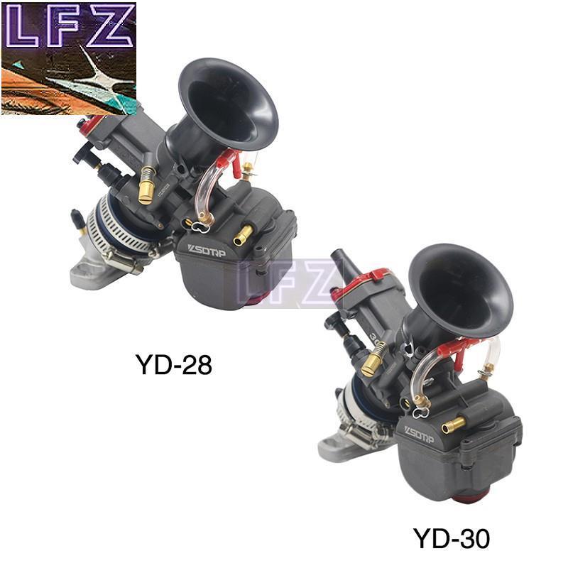 28/30mm Carburetor With Power Jet For Mikuni Keihin PWK YD28 YD30 ATV Quad Go Kart Dirt Bike
