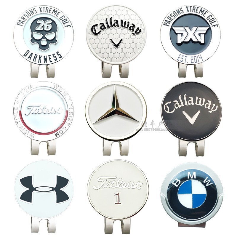 Pxg คลิปหนีบหมวกกอล์ฟ สีเขียว สําหรับ BMW Mercedes-Benz