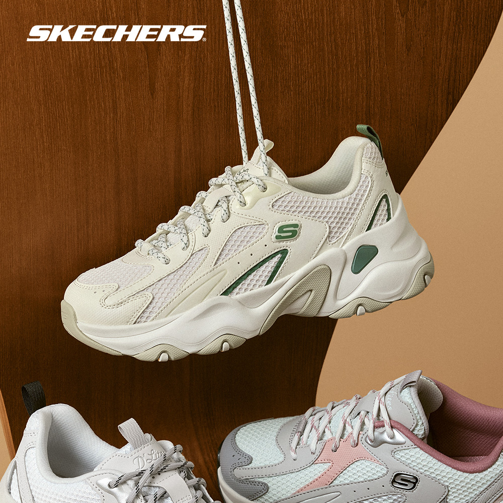 Skechers สเก็ตเชอร์ส รองเท้าลำลองผู้หญิง Women Sport D'Lites 5.0 Modern Twist Casual Shoes - 150523-NTGR